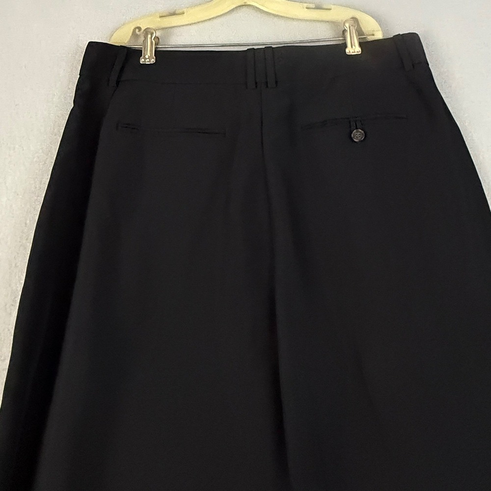 J.Crew Essential Pant Black Wide Leg Pleated High Rise Trousers Womens 12 - Picture 5 of 13